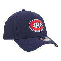 Montreal Canadiens New Era Youth 9FORTY A-Frame Adjustable Hat Navy