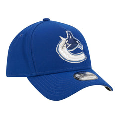 Vancouver Canucks New Era Youth 9FORTY A-Frame Adjustable Hat Blue