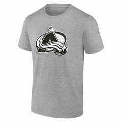 Colorado Avalanche Big & Tall Personalized Name & Number Monochrome T-Shirt Gray