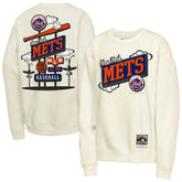 New York Mets Youth Retro Billboard Sweatshirt - Natural | Mitchell & Ness