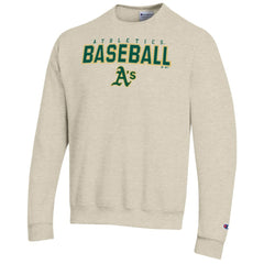 Athletics Champion Eco Powerblend Sweatshirt - Oatmeal