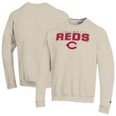 Cincinnati Reds Champion Eco Powerblend Sweatshirt - Oatmeal