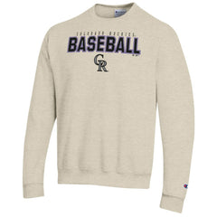 Colorado Rockies Champion Eco Powerblend Sweatshirt - Oatmeal
