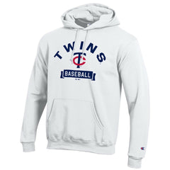 Minnesota Twins Champion Eco Powerblend Hoodie - White