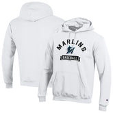 Miami Marlins Champion Eco Powerblend Hoodie - White