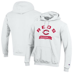 Cincinnati Reds Champion Eco Powerblend Hoodie - White