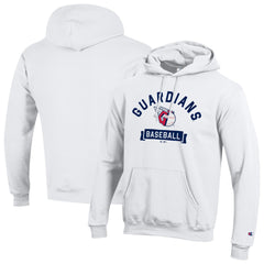 Cleveland Guardians Champion Eco Powerblend Hoodie - White