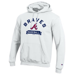 Atlanta Braves Champion Eco Powerblend Hoodie - White