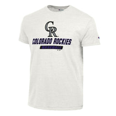 Colorado Rockies Champion Ultimate Tri-blend T-Shirt - White