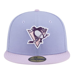 Pittsburgh Penguins New Era Lavender Bloom 59FIFTY Fitted Hat Light Purple/Purple