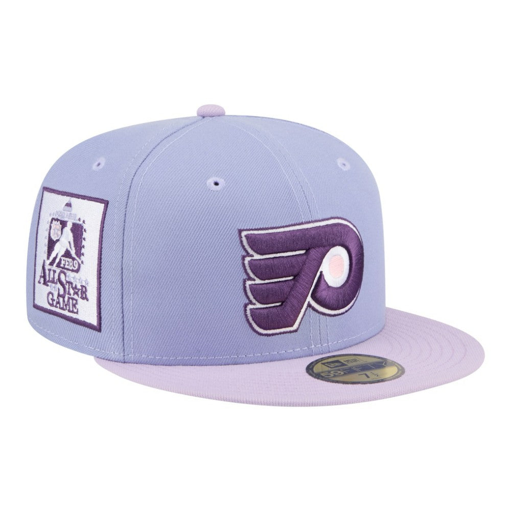 Philadelphia Flyers New Era Lavender Bloom 59FIFTY Fitted Hat Light Purple/Purple