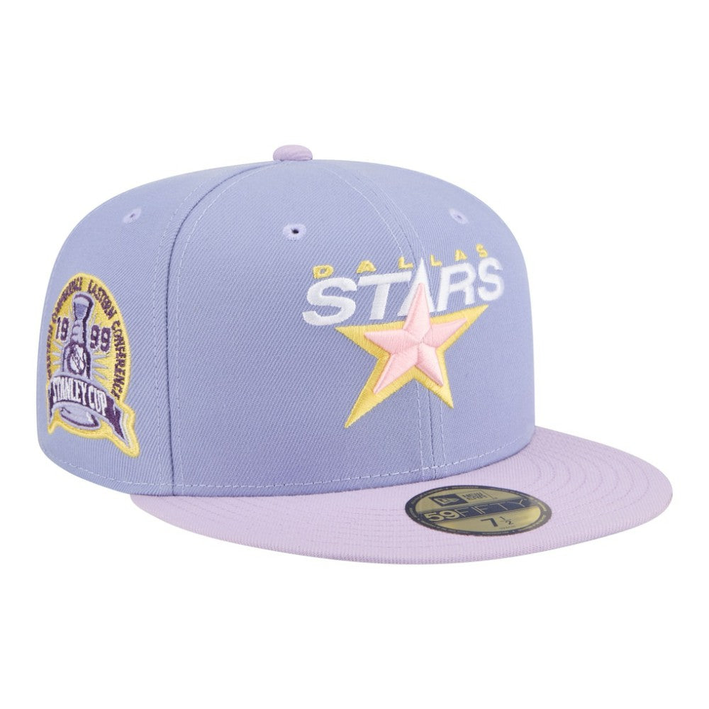 Dallas Stars New Era Lavender Bloom 59FIFTY Fitted Hat Light Purple/Purple