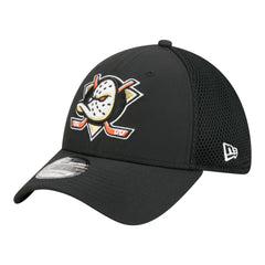 Anaheim Ducks New Era Logo 39THIRTY Flex Hat Black
