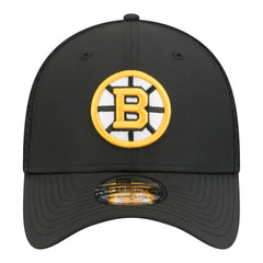 Boston Bruins New Era Logo 39THIRTY Flex Hat Black