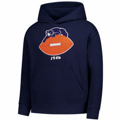 Chicago Bears Youth Retro Logo Hoodie - Navy sale
