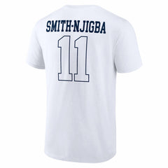 Jaxon Smith-Njigba Seattle Seahawks Tonal Name & Number T-Shirt - White for sale
