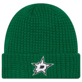 Dallas Stars New Era Waffle Cuffed Knit Hat Kelly Green