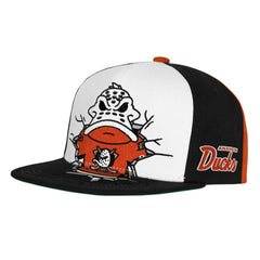 Anaheim Ducks Mitchell & Ness Youth Mascot Snapback Hat Orange