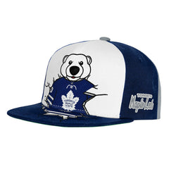 Toronto Maple Leafs Mitchell & Ness Youth Mascot Snapback Hat Navy