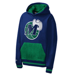 Dallas Mavericks Youth Playmaker Fashion Fleece Hoodie sale - Navy | Mitchell & Ness online