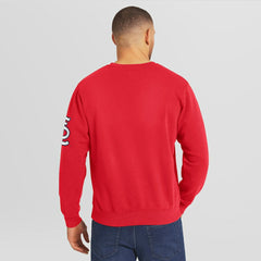St. Louis Cardinals Darius Rucker Collection Washed Crew Neck Pullover Sweatshirt - Red