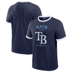 Tampa Bay Rays Darius Rucker Collection Washed Ringer T-Shirt - Navy