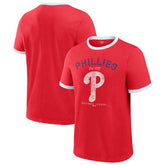 Philadelphia Phillies Darius Rucker Collection Washed Ringer T-Shirt - Red