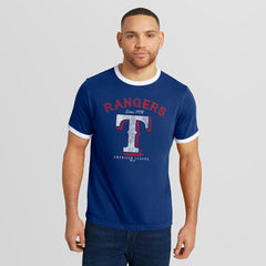 Texas Rangers Darius Rucker Collection Washed Ringer T-Shirt - Royal