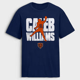 Caleb Williams Chicago Bears Silo T-Shirt - Navy sale