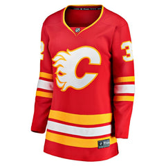 Dustin Wolf Calgary Flames Fanatics Women's Home Breakaway Jersey Red