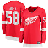 Emmitt Finnie Detroit Red Wings Fanatics Women's Home Breakaway Jersey Red