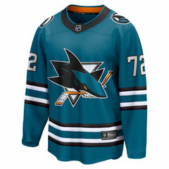 William Eklund San Jose Sharks Fanatics Home Breakaway Jersey Teal