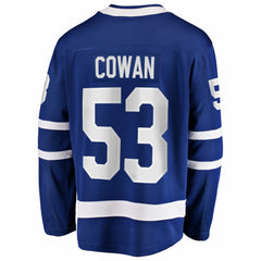 Easton Cowan Toronto Maple Leafs Fanatics Home Breakaway Jersey Blue