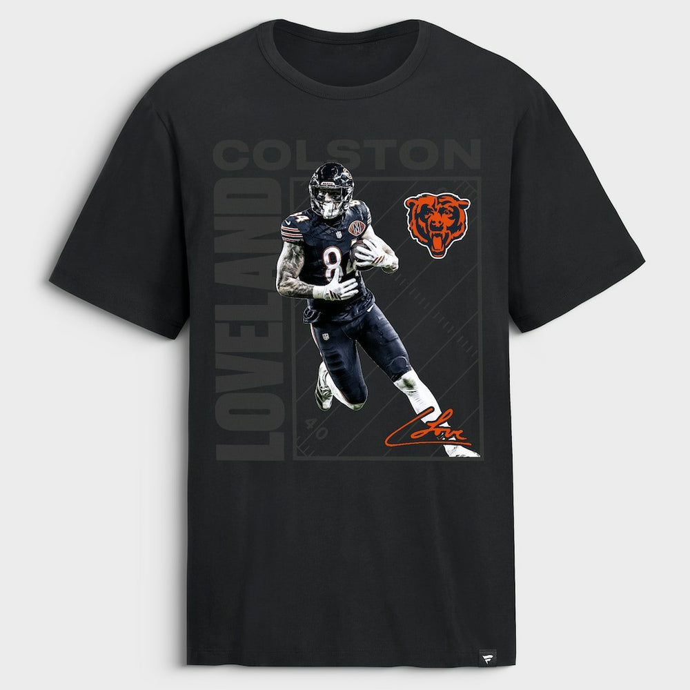 Colston Loveland Chicago Bears T-Shirt - Black sale