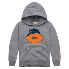 Chicago Bears Homage Youth Hand Drawn Logo Tri-Blend Hoodie - Gray on sale