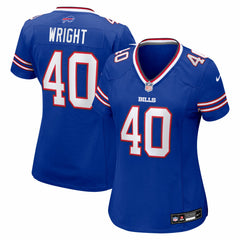 Matthew Wright Buffalo Bills Women's Team Game Jersey - Royal | Nike for sale