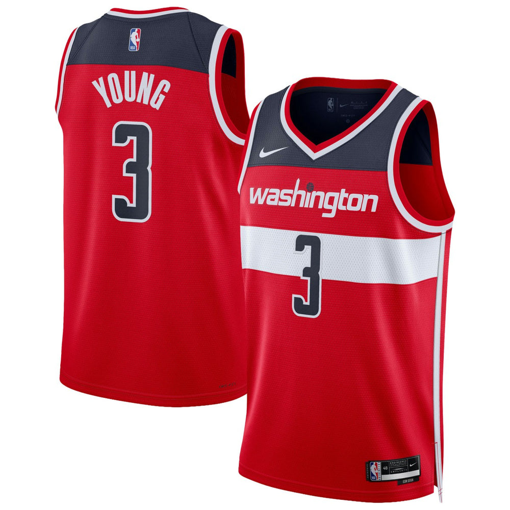 Trae Young Washington Wizards Unisex Swingman Jersey - Icon Edition - Red | Nike cheap
