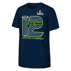 Seattle Seahawks Youth Super Bowl LX Champions Hometown Collection T-Shirt - College Navy for sale