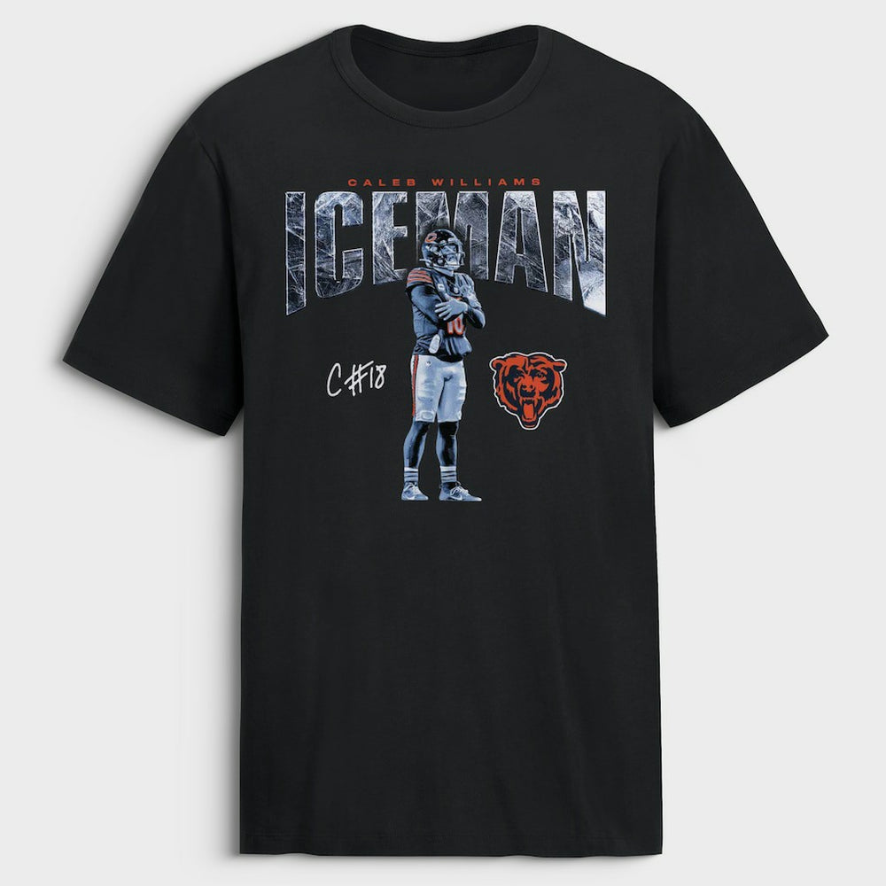 Caleb Williams Chicago Bears Iceman T-Shirt - Black discount