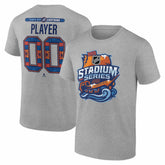 Tampa Bay Lightning 2026 NHL Stadium Series Personalized Name & Number T-Shirt Gray
