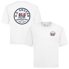 USMNT Levelwear Luxe Signature Knit Transit T-Shirt - White discount