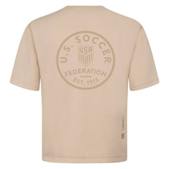 USMNT Levelwear Luxe Signature Knit Transit Tonal T-Shirt - Khaki cheap