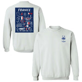 France National Team Vive La Fete Women's Impressions Artwork Sweatshirt - Gray outlet