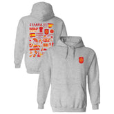 Spain National Team Vive La Fete Women's Impressions Artwork Hoodie - Gray outlet