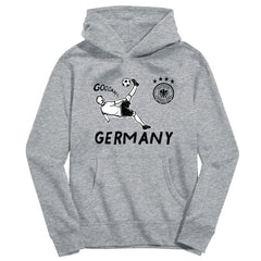 Germany National Team Vive La Fete Youth Chilena Style Hoodie - Gray cheap