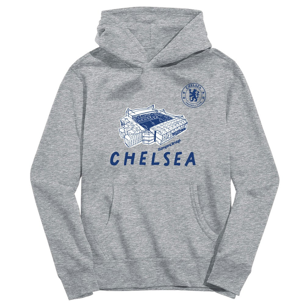 Chelsea Vive La Fete Youth Stadium Style Hoodie - Gray outlet