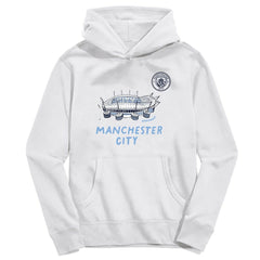 Manchester City Vive La Fete Youth Stadium Style Hoodie - White cheap