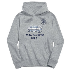 Manchester City Vive La Fete Youth Stadium Style Hoodie - Gray discount