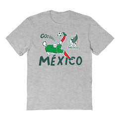 Mexico National Team Vive La Fete Youth Chilena Style T-Shirt - Gray sale