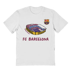 Barcelona Vive La Fete Youth Chilena Style T-Shirt - White shop